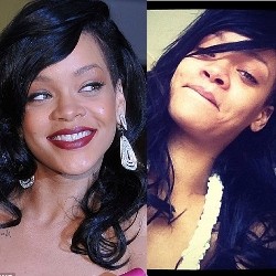 Tampil Polos, Rihanna Dinilai Lebih Cantik
