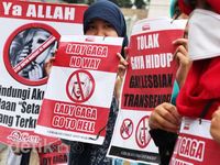FPI Cs Berdemo Tolak Konser Lady Gaga