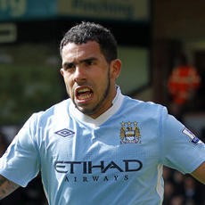 Mancini Tunggu Gol Bersejarah Tevez