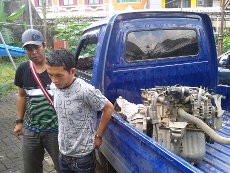 Spesialis Pencuri Mobil Pikap di Makassar Dibekuk 