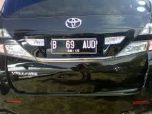 Kunjungan ke Bandung, Vellfire Anas Kini Bernopol Asli B 69 AUD