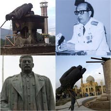 Kisah Patung Zainal Abidin, Stalin dan Saddam Husein