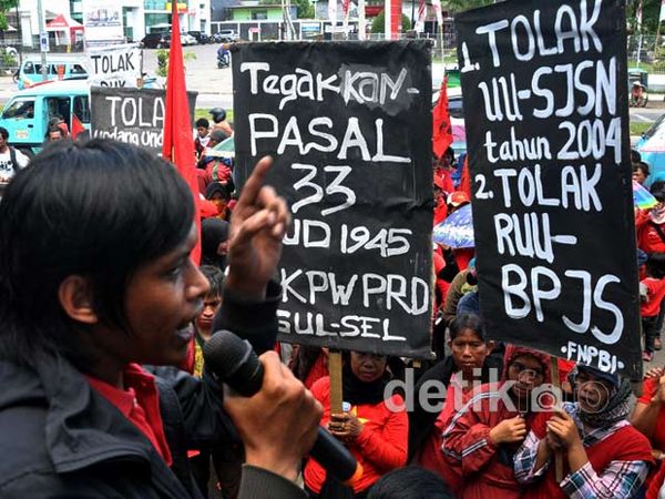 May Day Diperingati Berbagai Elemen di Makassar