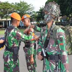 Batalyon 464 Paskhas Gelar Latihan Nanggala Jaya 2012
