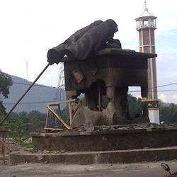 Polri: Perobohan Patung Kakek Bupati Lampung Selatan Bukan Kriminal