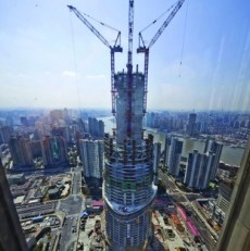 Gedung Tertinggi Kedua di Dunia Milik China Segera Rampung