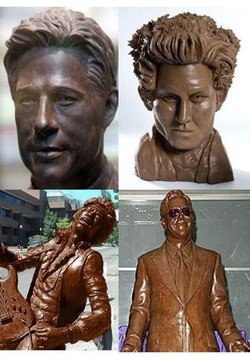 Yummy! Brad Pitt dan Robert Pattinson Dari Cokelat!