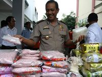 Polisi Sita 382 Ribu Butir Pil Ekstasi & 30,5 Kg Sabu