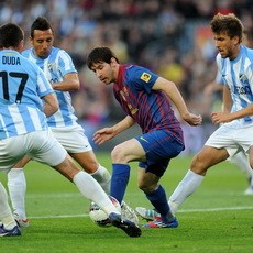 Trigol Messi Bawa Barca Hantam Malaga