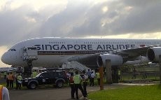 Pilot SQ A-380 Minta Izin Mendarat di Cengkareng Saat di Atas Bali
