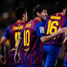 Messi Empat Gol, Barca Bekuk Espanyol 4-0