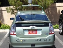 Pelat Merah 001, Pelat Resmi Mobil Tanpa Pengemudi Google