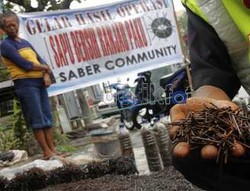 Istana Merdeka, Kawasan Paling Rawan Ranjau Paku