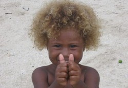 Mutasi Gen di Kepulauan Solomon, Berkulit Hitam Tapi Rambutnya Pirang