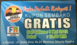 Polda: Kupon Palsu Foke Bukan Black Campaign Tapi Pencemaran Nama Baik