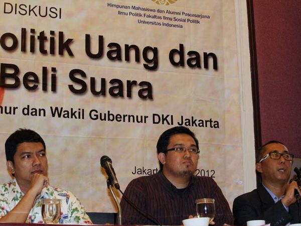 Politik Uang Bayangi Pilgub DKI Jakarta