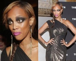 Hii...Tyra Banks Pakai Make-up Seperti Vampire