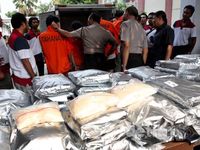 Parah! 4 Orang Ini Berani Bawa Sabu Rp 702 M