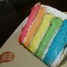 Rainbow Cake Ala Suga Rush yang nge-Hits