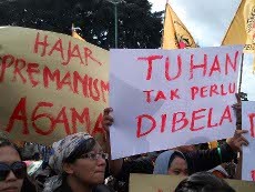 Ratusan Aktivis Yogya Tuntut Kekerasan di Diskusi Irshad Manji Diusut