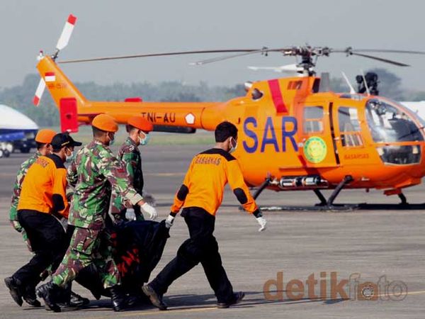 Jenazah Korban Sukhoi Tiba di Halim