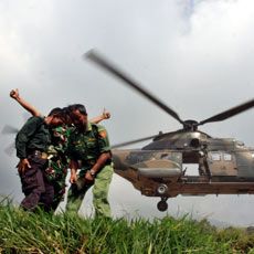 Heli Tim Rusia Tak Sesuai Kondisi Medan Heli Tim Rusia Tak Sesuai Kondisi Medan