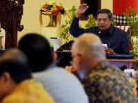 SBY-KEN Raker Ekonomi di Istana Tampak Siring