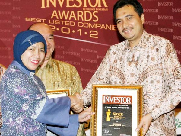 BRI Raih Best Listed Companies 2012