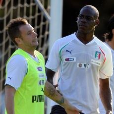 Balotelli & Cassano Masuk Skuad Sementara Italia