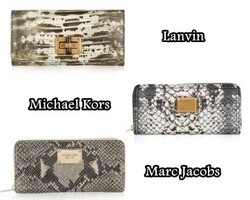 3 Pilihan Dompet dengan Aksen Kulit Ular