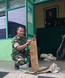 Warga Aceh Utara Kembali Temukan Bom Rakitan Aktif