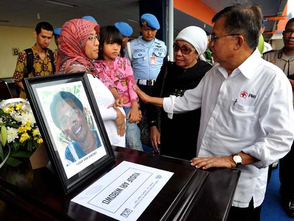 JK Temui Keluarga Korban Sukhoi