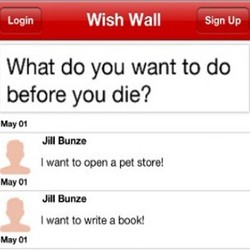 My Last Wish, Jejaring Sosial Sebelum Mati