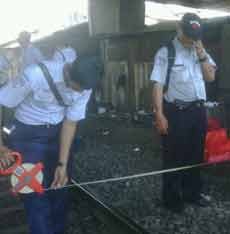 Daops VIII Lakukan Pengukuran Lahan Untuk Double Track