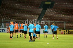 Inter akan menghadapi Liga Selection pada Kamis (24/5) dan Timnas U-23 pada Sabtu (26/5). Mohammad Resha Pratama/detikSport.