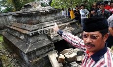 Polisi Buru Pelaku Perusakan Makam Sultan Hasanuddin