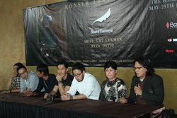 Ariel, Lukman, Uki, Reza, dan David Gelar Konser Tanpa Nama
