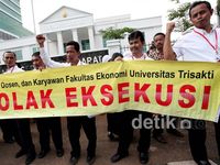 Lagi, Karyawan Univ.Trisakti Tolak Eksekusi