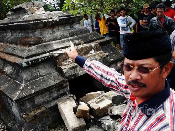 Makam Sultan Hasanuddin Dirusak Orang