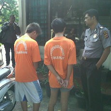 Pulang Dugem, Dua Remaja Rampas Motor