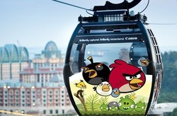 Pertama di Dunia! Singapura Punya Cable Car Angry Birds