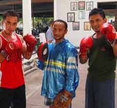 Dua Anggota Polres Tanjung Perak Saling Baku Pukul di Atas Ring