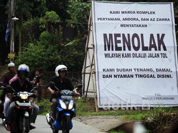 Warga Ciputat Tolak Tol Cinere-Serpong