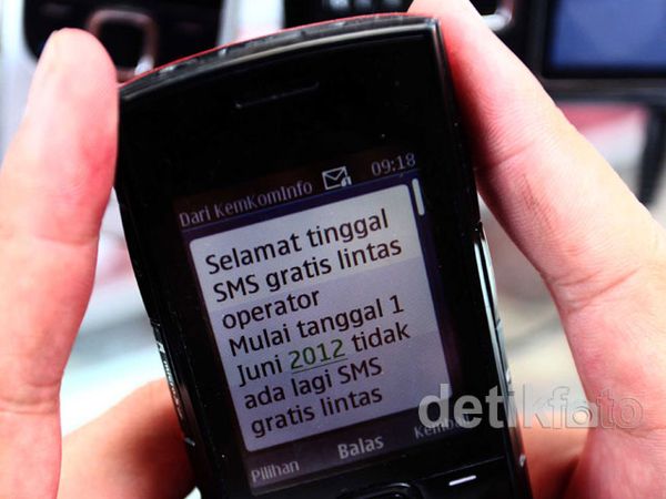 Selamat Tinggal SMS Gratis Lintas Operator