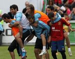 Spanyol Enjoy Berlatih di Schruns