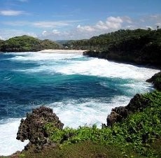 Pantai Watu Karung, Spot Asyik Belajar Surfing di Pacitan