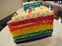 Nikmatnya Rainbow Cake, Si Dessert Cantik Lezat!