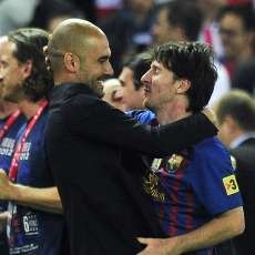 Ditinggal Guardiola, Messi Sedih