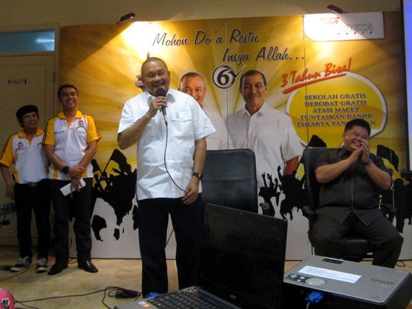 Alex Noerdin Resmikan Sekretariat Tim Merdeka