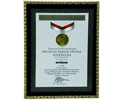 Rekor MURI untuk Wolipop atas Live Streaming Bersama Didi Budiardjo